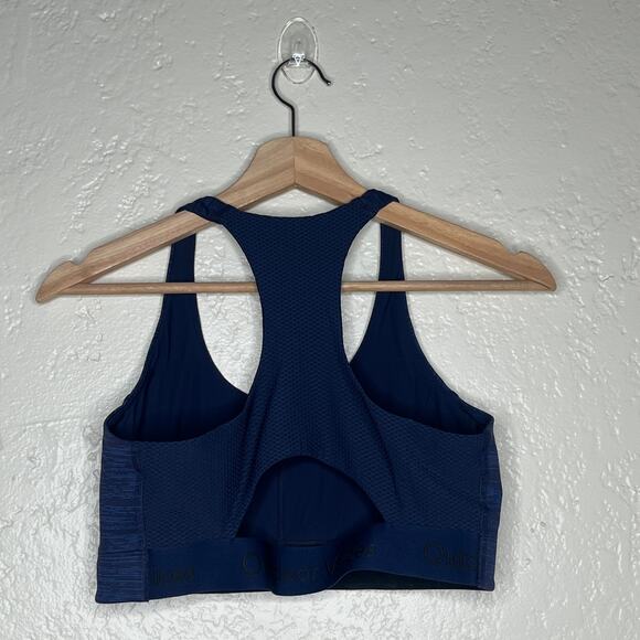 Outdoor Voices Women's Baltic Blue Doing Things Racerback Sports Bra Size Medium - Picture 2 of 4